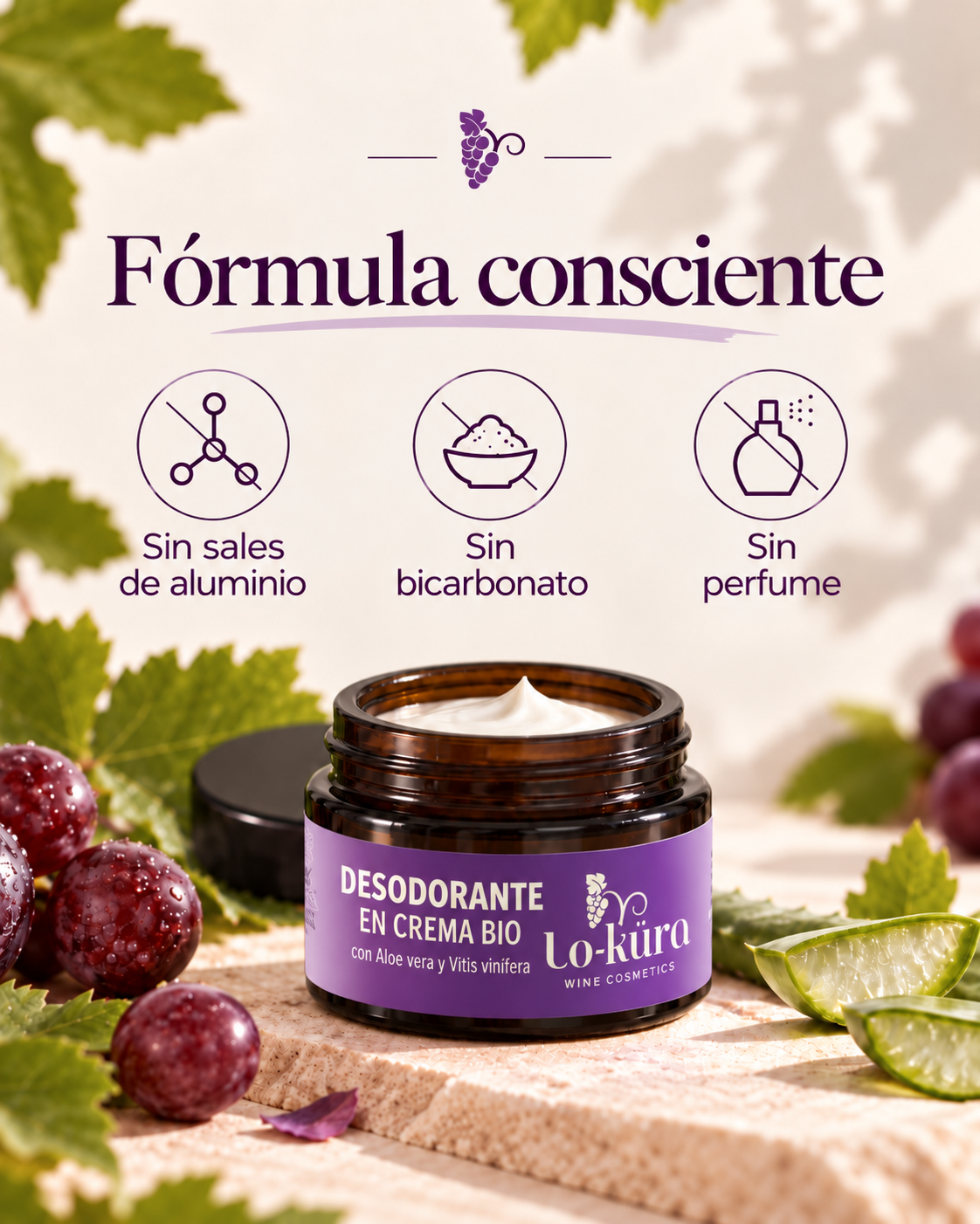 Desodorante en crema Bio Lo-Kura
