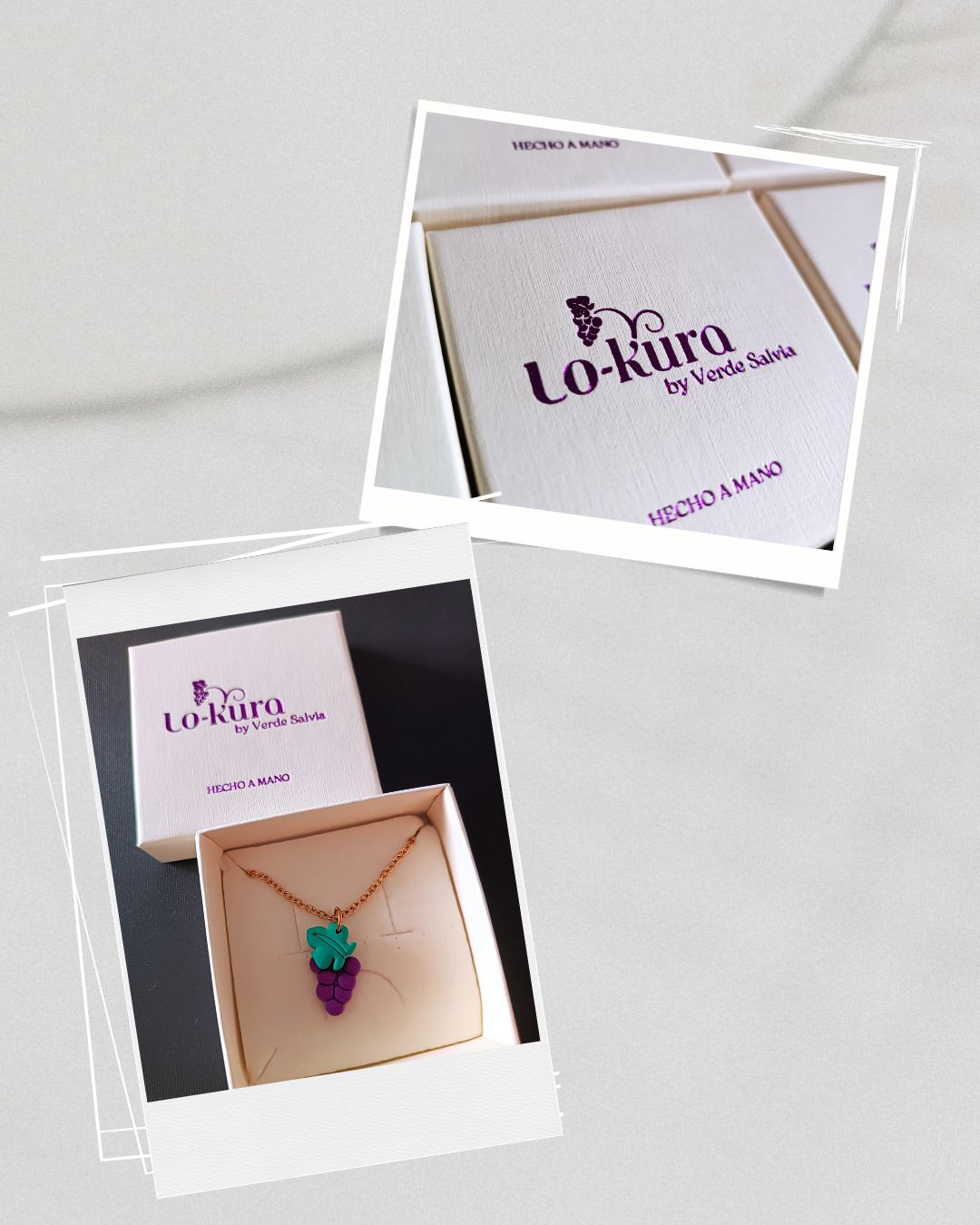 Pendientes y collar Lo-kura by Verde salvia